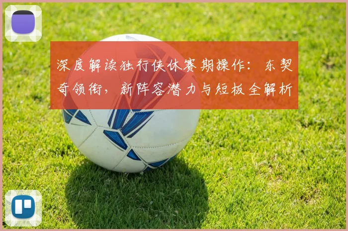 深度解读独行侠休赛期操作：东契奇领衔，新阵容潜力与短板全解析